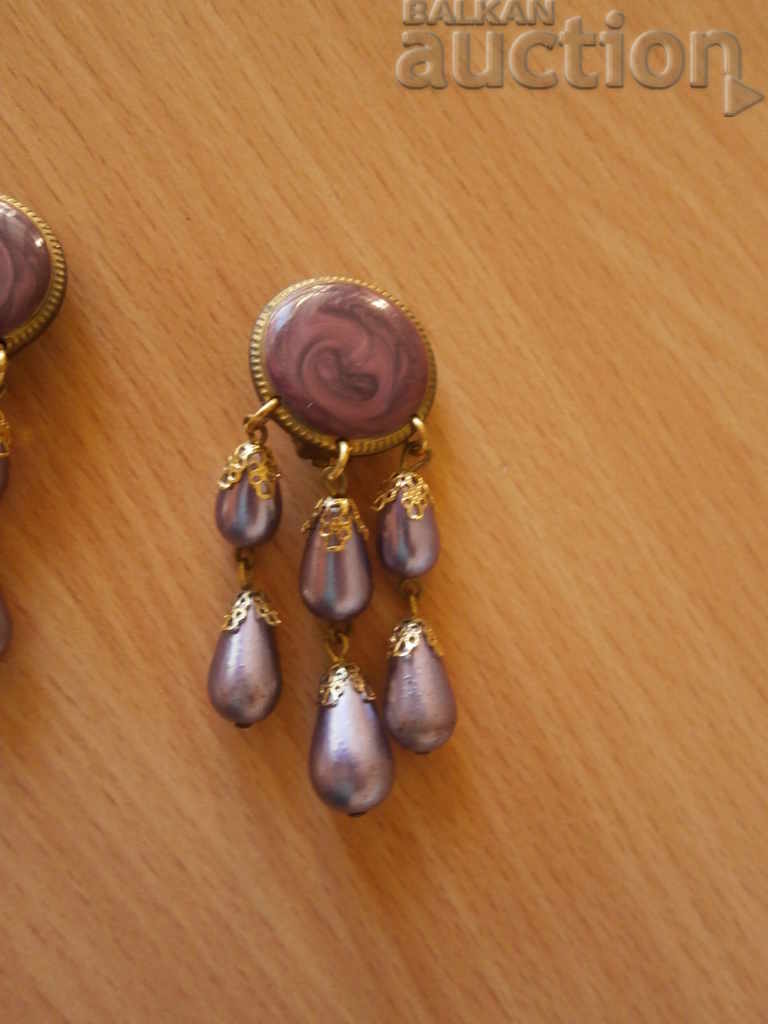 Auction retro vintage earrings Auction retro vintage earrings