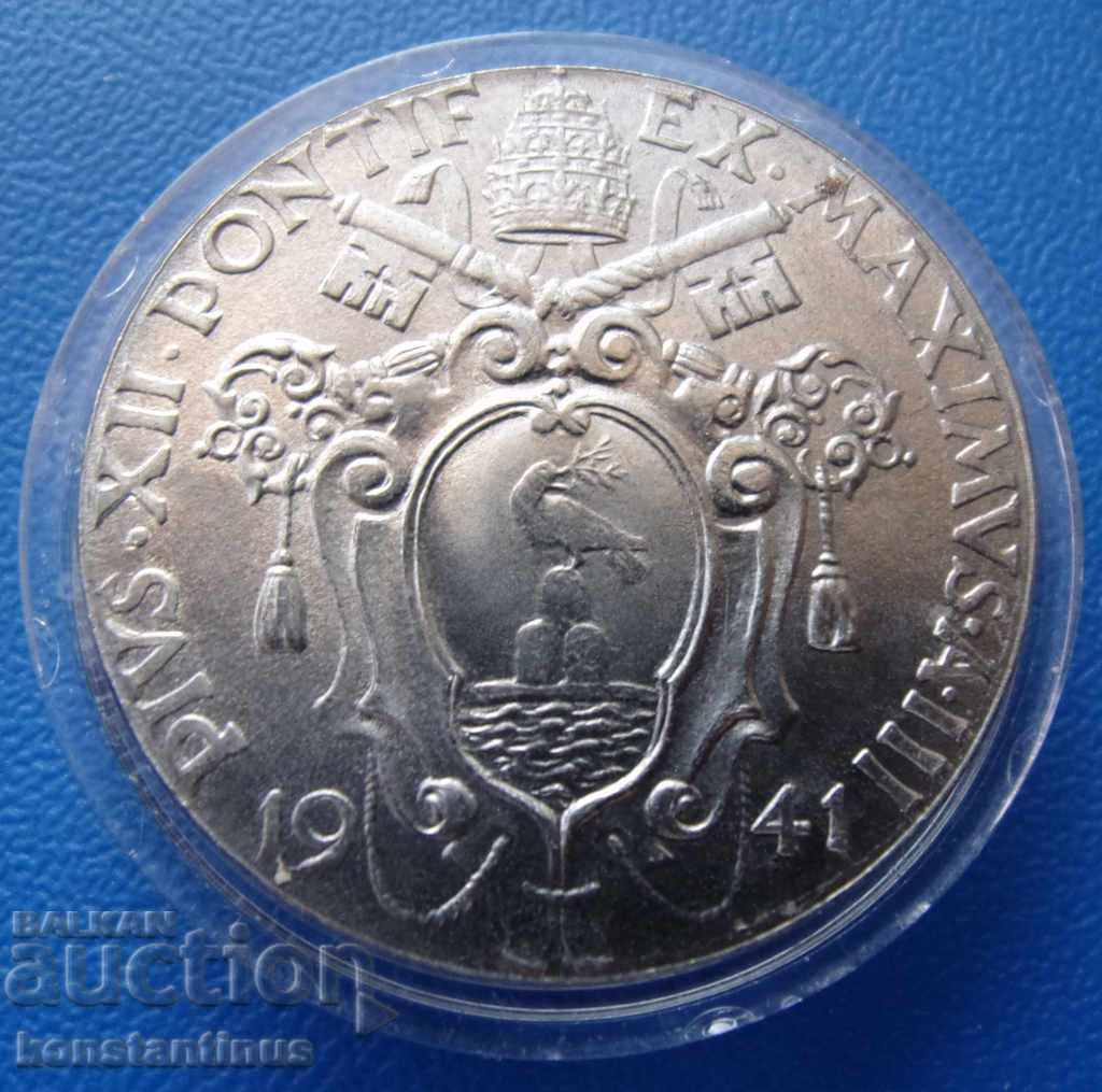 Ватикана  1  Лира  1941 UNC  Rare с цена € 17.90 | 35.01 лв.