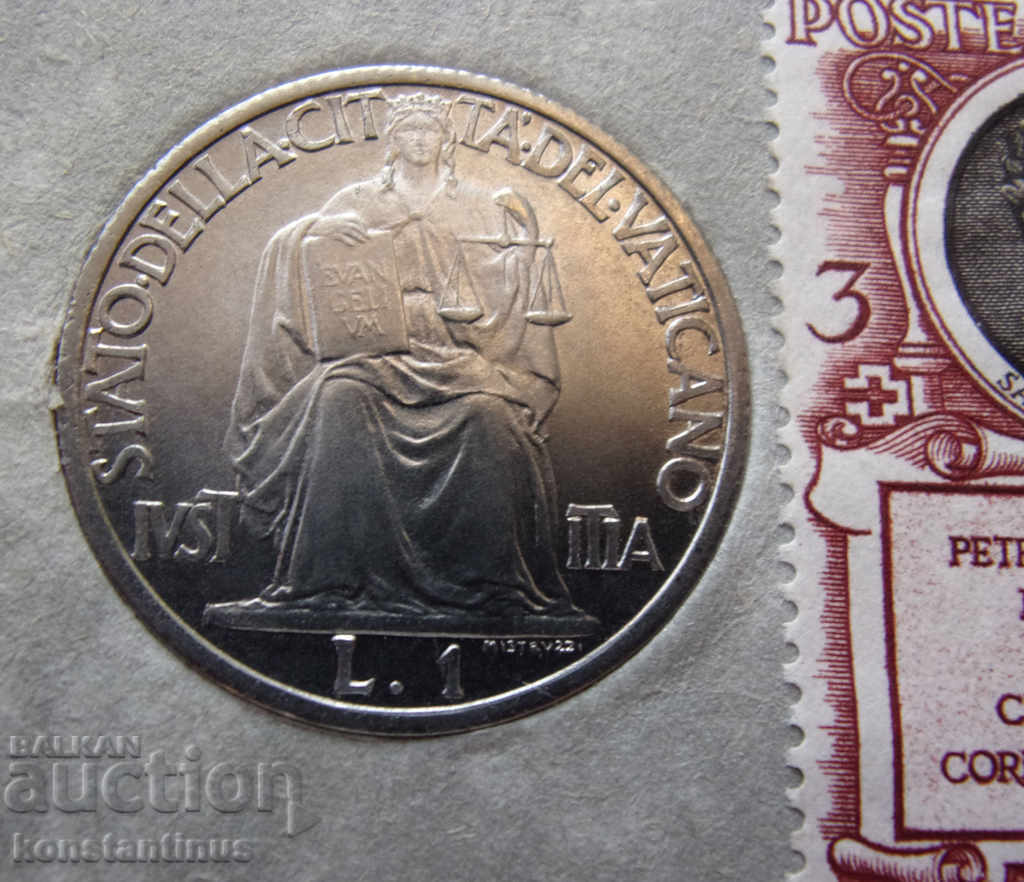 Auction  Vatican Set 1 and 2 Leary 1942 UNC Rare