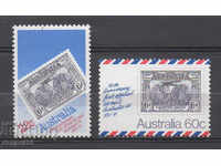1981. Australia. 50 de ani prima poștă aeriană oficială din Australia