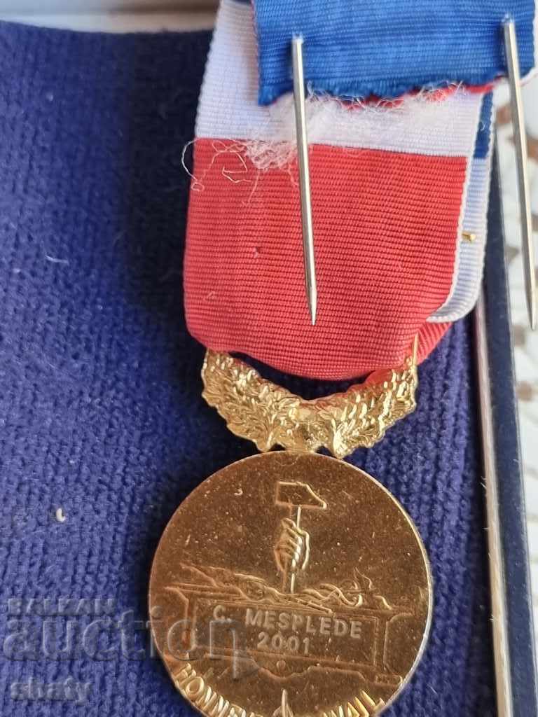 Френски медал. Орден - 5 Френски медал. Орден - 5