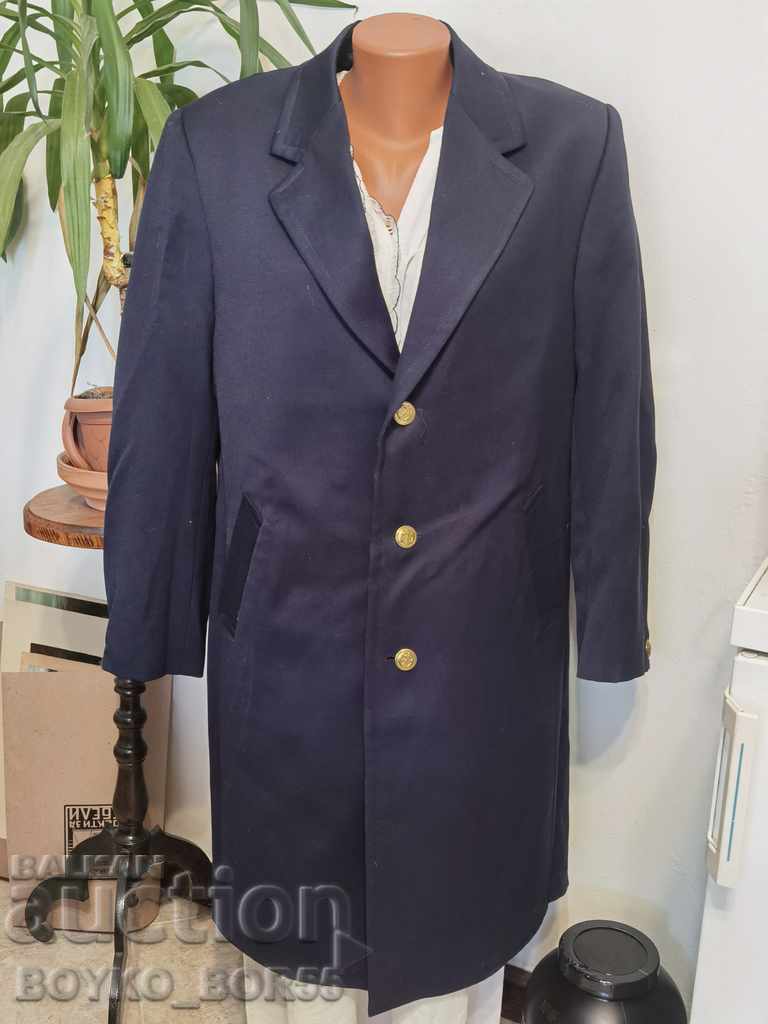 Delivery of Rare Antique Military Naval Officer Overcoat Cotton Fabric