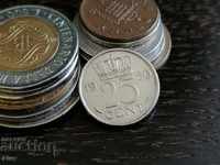 Moneda - Olanda - 25 centi 1950.