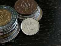Монета - Холандия - 10 цента | 1980г.
