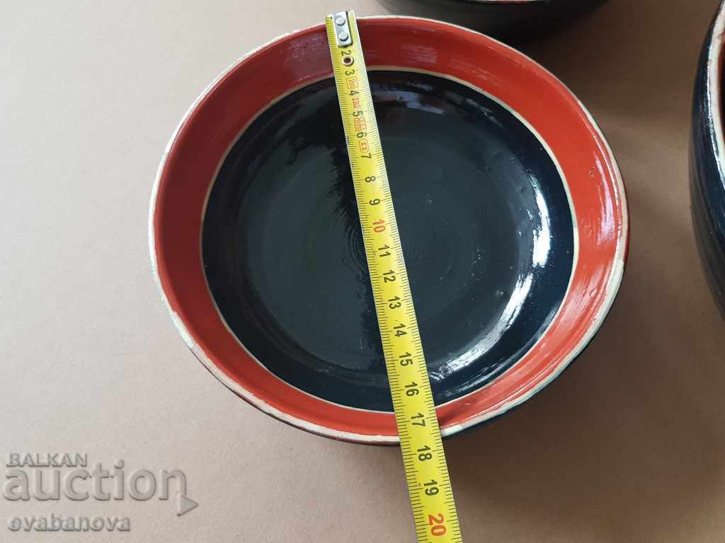3 bowls Service ceramic excellent handmade - 5