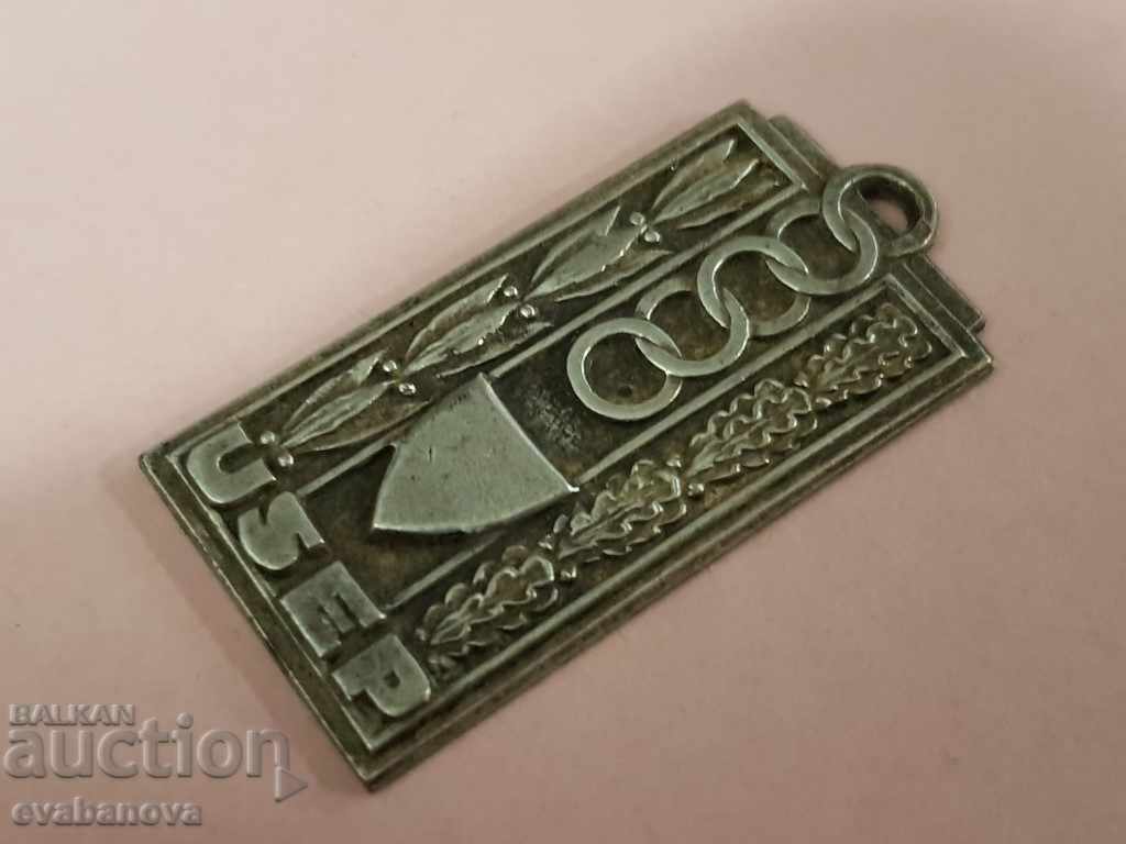 French Olympic Sports Medal 1950 USEP Plaque Badge with price 3.00 BGN | € 1.53 French Olympic Sports Medal 1950 USEP Plaque Badge with price 3.00 BGN | € 1.53