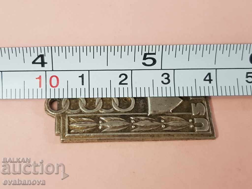 French Olympic Sports Medal 1950 USEP Plaque Badge - 5 French Olympic Sports Medal 1950 USEP Plaque Badge - 5