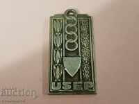 French Olympic Sports Medal 1950 USEP Plaque Badge