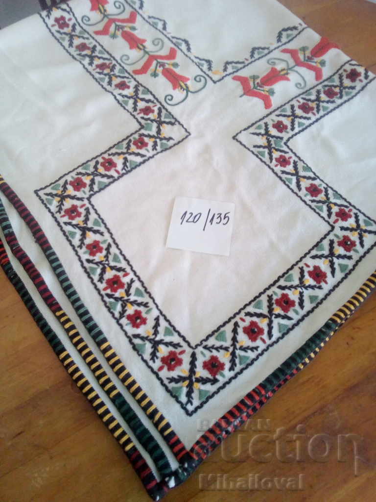 Bedspread with embroidery 120/135 cm
