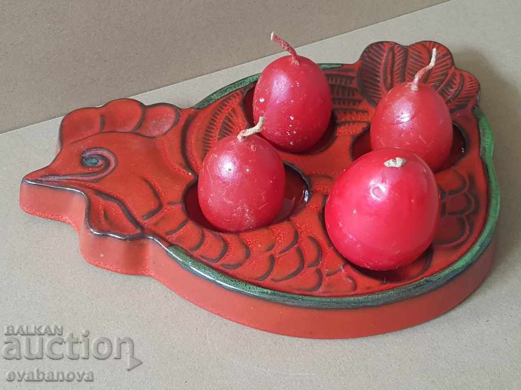 Delivery of Candlestick Easter handmade original for Easter Delivery of Candlestick Easter handmade original for Easter