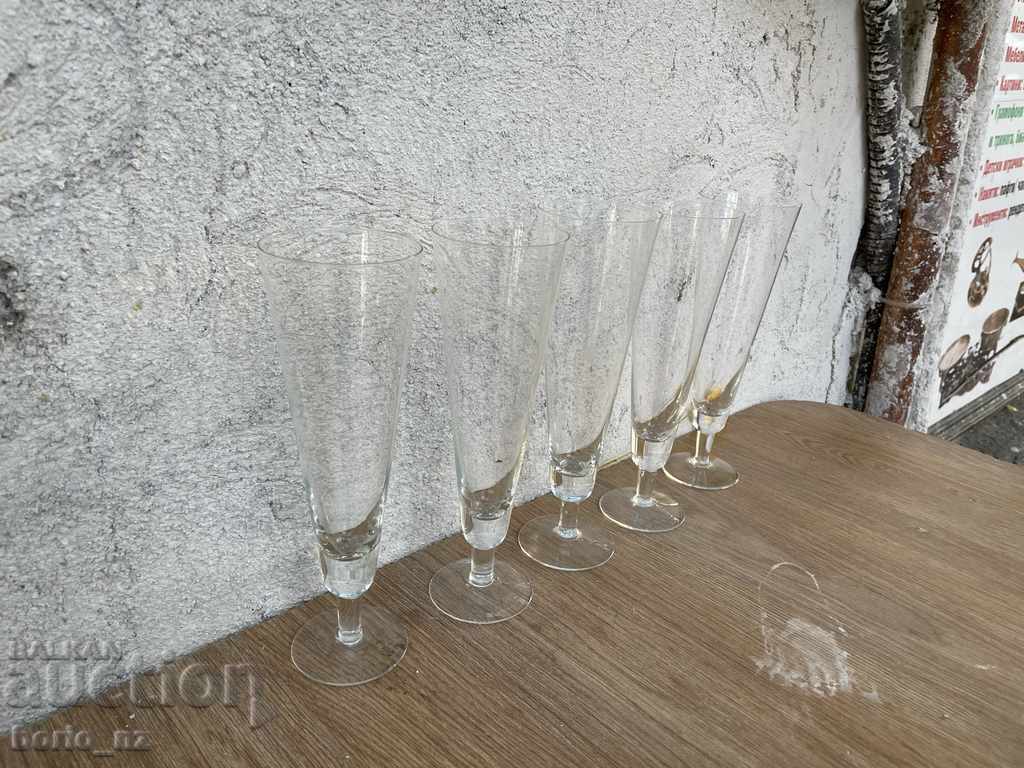 10677. OLD SERVICE COCKTAIL GLASSES GLASS with price 15.00 BGN | € 7.67