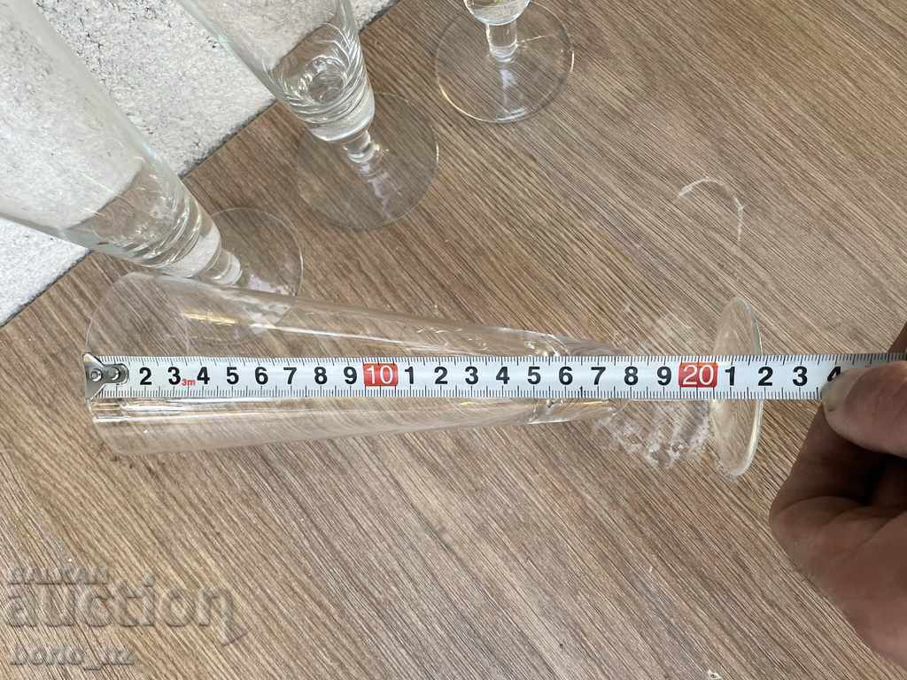 10677. OLD SERVICE COCKTAIL GLASSES GLASS - 5