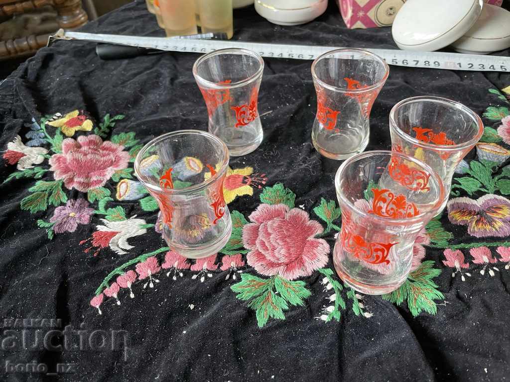 10682. SERVICE FOR BRANDY GLASS - 5 10682. SERVICE FOR BRANDY GLASS - 5