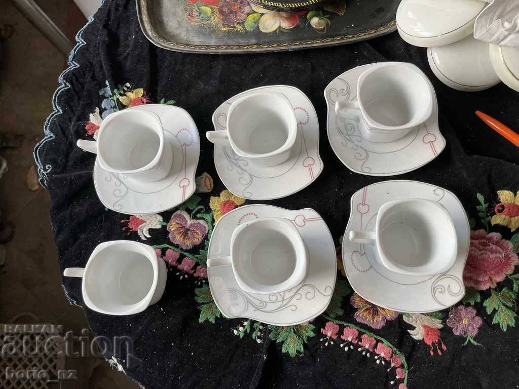 Auction 10686. COFFEE SERVICE SCHEFFER TURKEY SERMANY PORCELAIN Auction 10686. COFFEE SERVICE SCHEFFER TURKEY SERMANY PORCELAIN