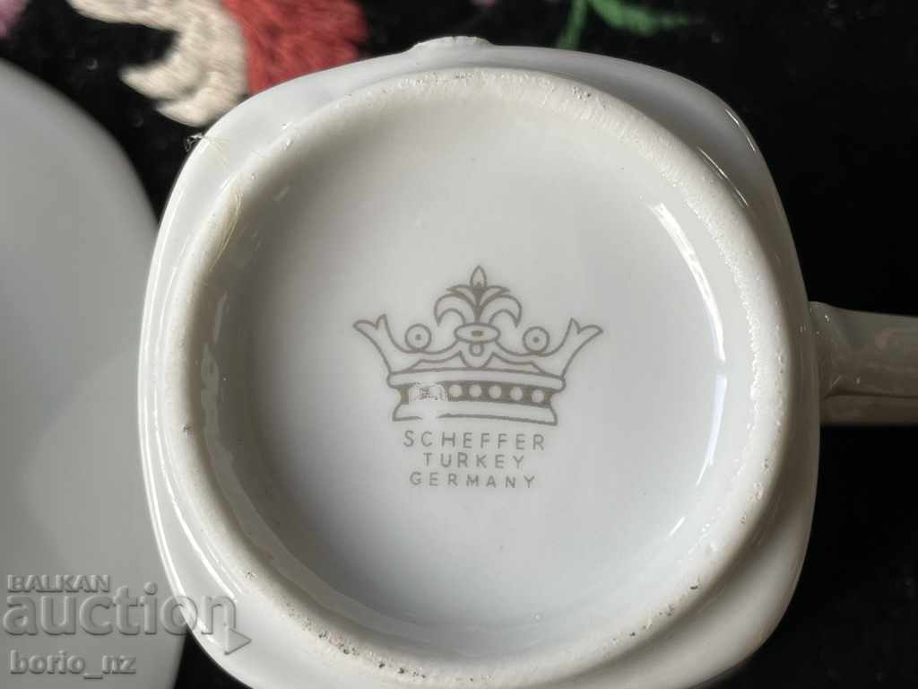 10686. COFFEE SERVICE SCHEFFER TURKEY SERMANY PORCELAIN - 5 10686. COFFEE SERVICE SCHEFFER TURKEY SERMANY PORCELAIN - 5