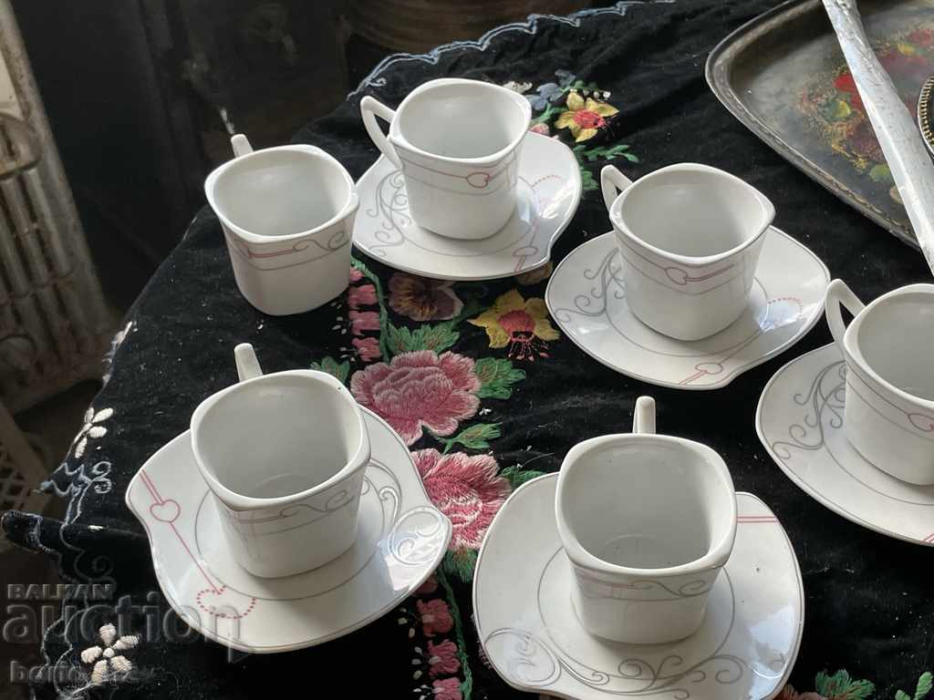 10686. COFFEE SERVICE SCHEFFER TURKEY SERMANY PORCELAIN - 7 10686. COFFEE SERVICE SCHEFFER TURKEY SERMANY PORCELAIN - 7