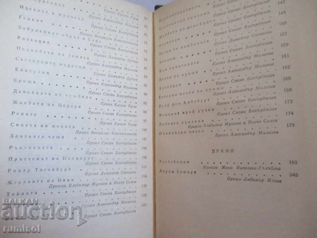 Delivery of Friedrich Schiller - Selected Works Delivery of Friedrich Schiller - Selected Works