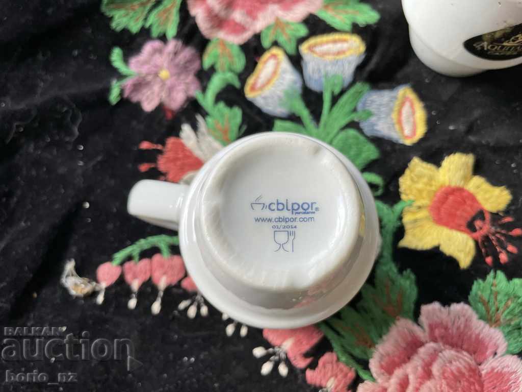 10694. COFFEE SERVICE PORCELAIN MARKED - 5