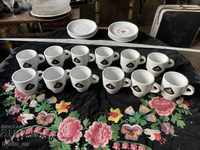 10694. COFFEE SERVICE PORCELAIN MARKED