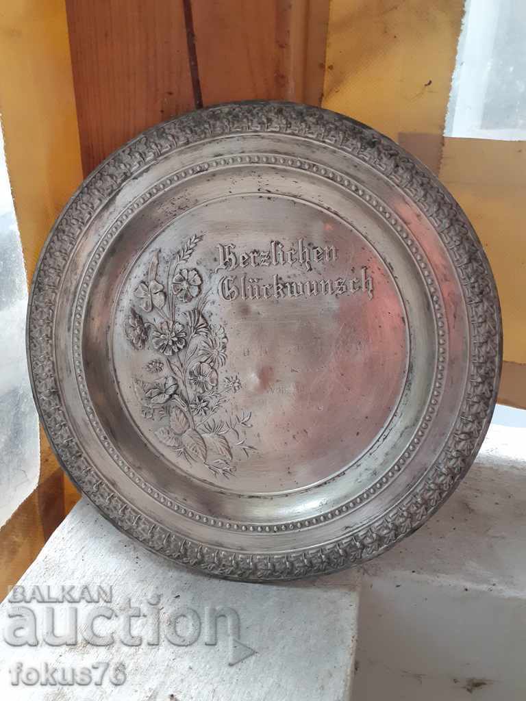 Placă de tablă pentru perete Stieber 97% ZINN - 5 Placă de tablă pentru perete Stieber 97% ZINN - 5