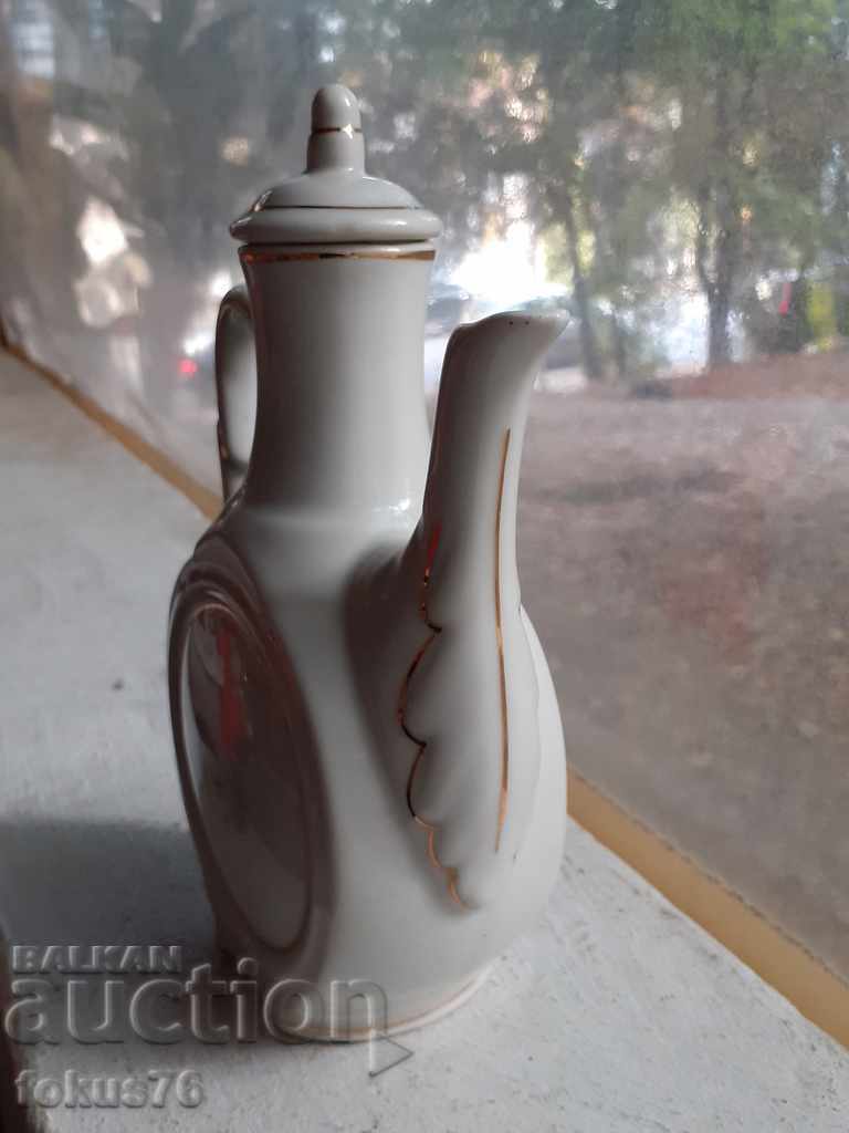 Bulgarian porcelain brduk brduche for brandy - 7