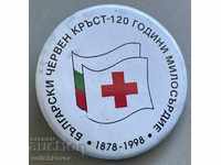 30592 България знак 120г. БЧК Български червен кръст 1998г.