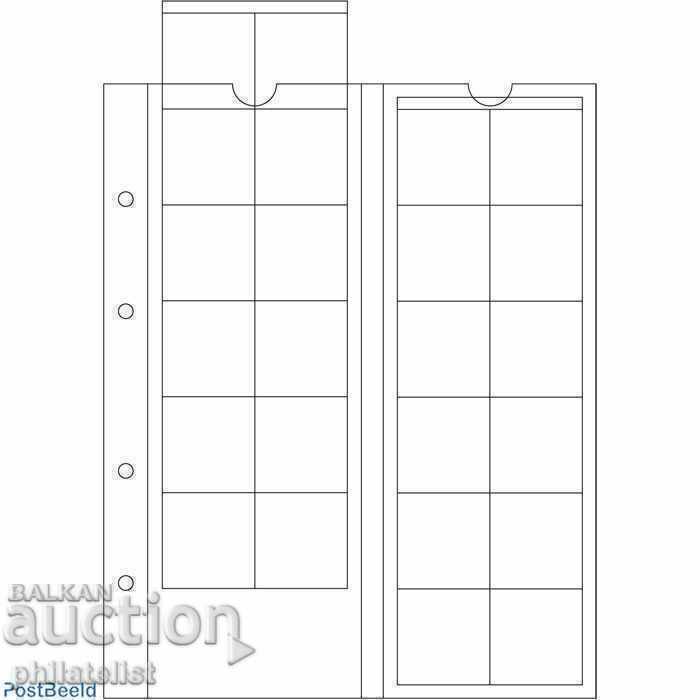 Leuchtturm Optima 34 sheets 24 coins up to 34 mm /op.5 pcs/