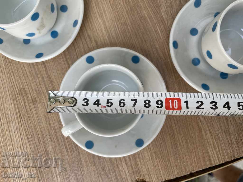 10698. SERVICE COFFEE CUP PORCELAIN - 5 10698. SERVICE COFFEE CUP PORCELAIN - 5