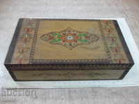 Wooden box pyrographed by the soc - 2