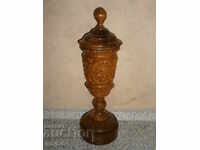 Cup - Trophy 80s wood carving