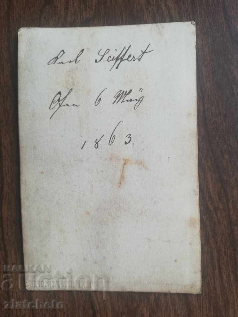 Auction Old Victorian photography. Hard cardboard 1863 Auction Old Victorian photography. Hard cardboard 1863