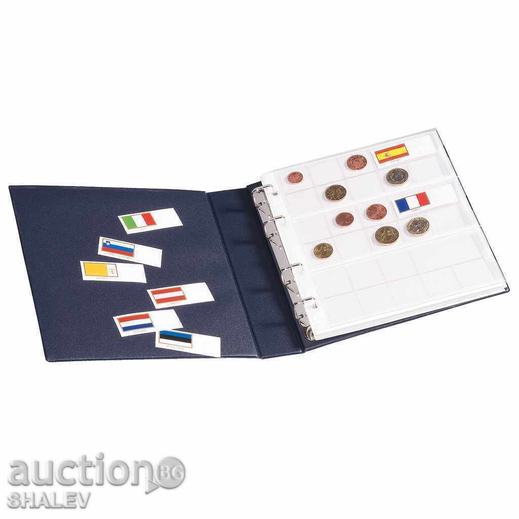 Auction  Album "NUMIS" EURO 144 cassette folder - Leuchtturm / 3999.