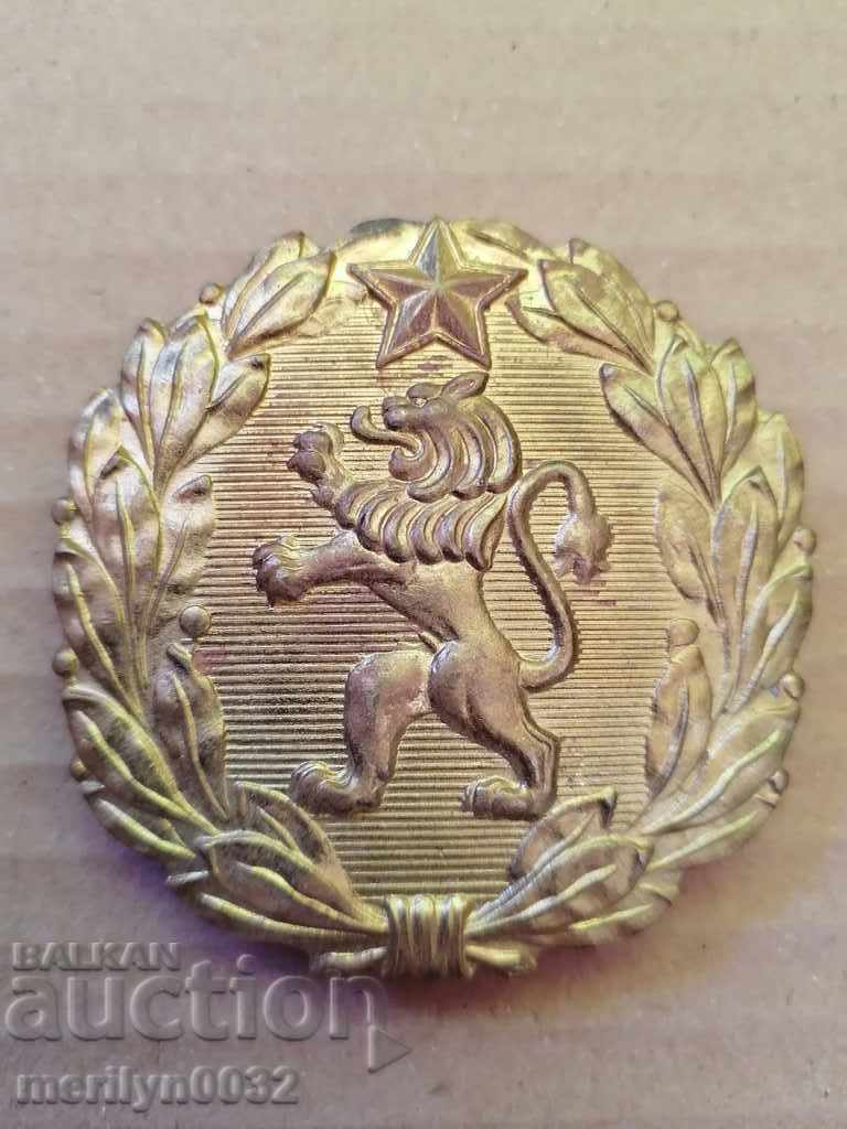 Officer's bronze belt buckle, buckle blazon - 5 Officer's bronze belt buckle, buckle blazon - 5