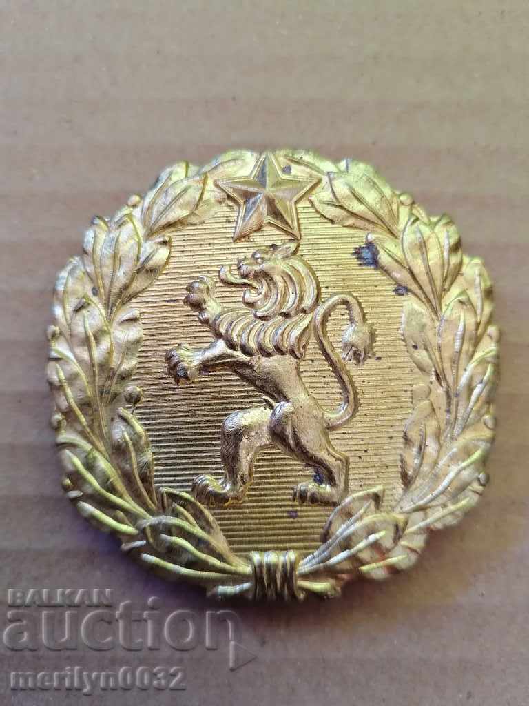 Officer's bronze belt buckle, buckle blazon - 5