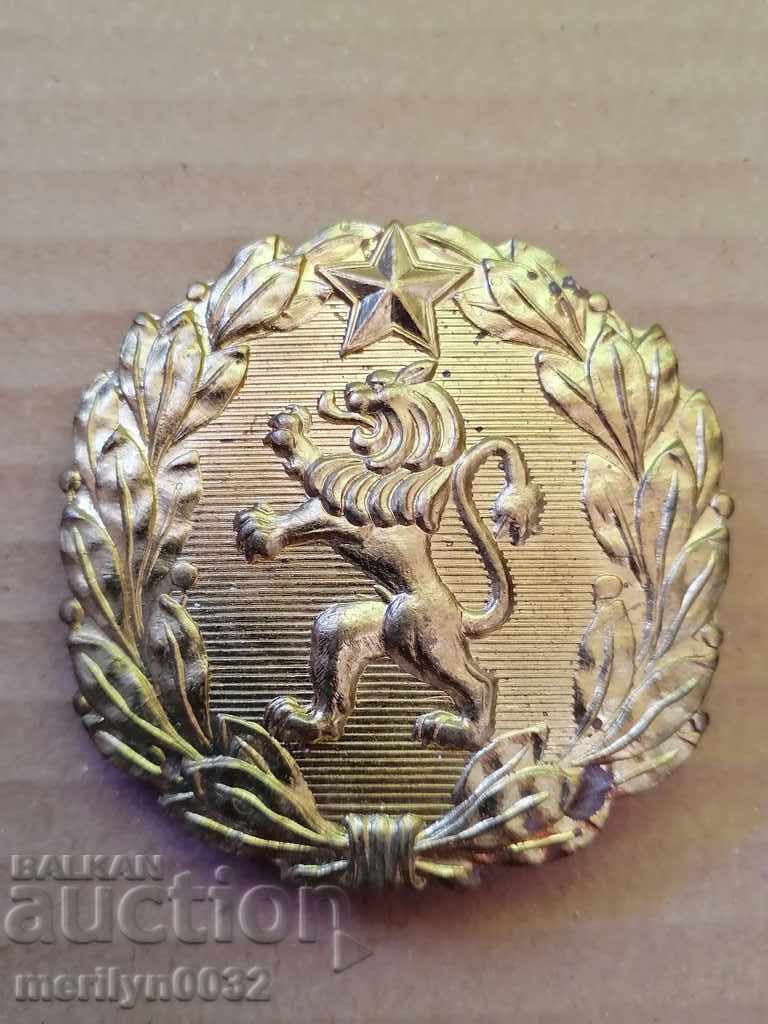 Officer's bronze belt buckle, buckle blazon - 5 Officer's bronze belt buckle, buckle blazon - 5