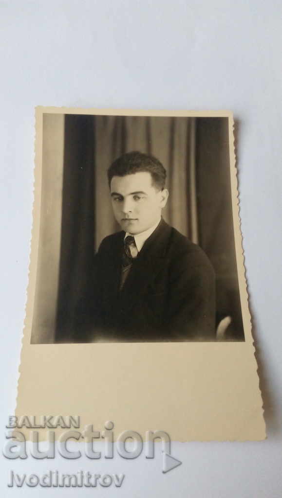 Photo Borisovgrad Young man 1934