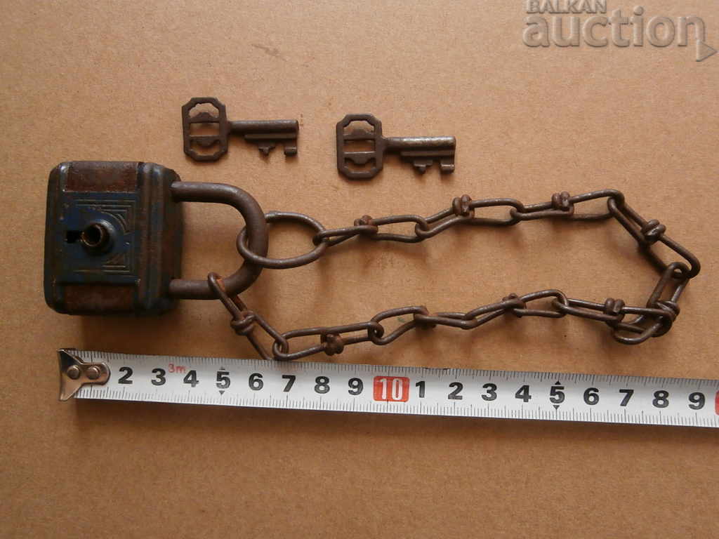 retro vintage padlock with key - 6 retro vintage padlock with key - 6