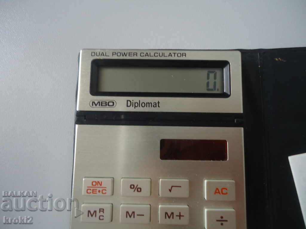 Auction Old retro solar calculator Auction Old retro solar calculator