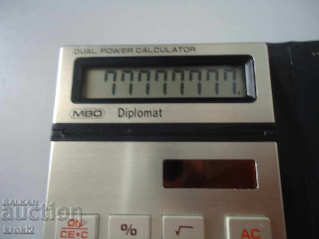 Delivery of Old retro solar calculator Delivery of Old retro solar calculator