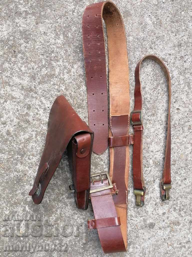 Royal Officers Combat Belt WW2 Luger 08 Pistol Holster - 7 Royal Officers Combat Belt WW2 Luger 08 Pistol Holster - 7