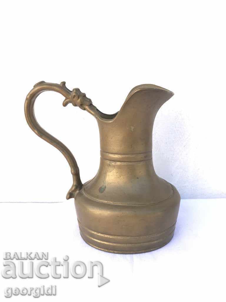 Unique designer bronze jug №0913