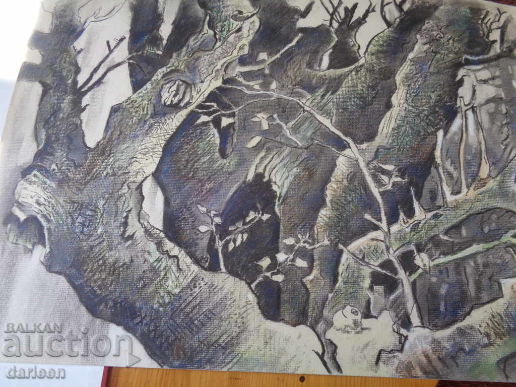 Проф. Емил Николов, Старото дърво с цена 200.00 лв. | € 102.26 Проф. Емил Николов, Старото дърво с цена 200.00 лв. | € 102.26