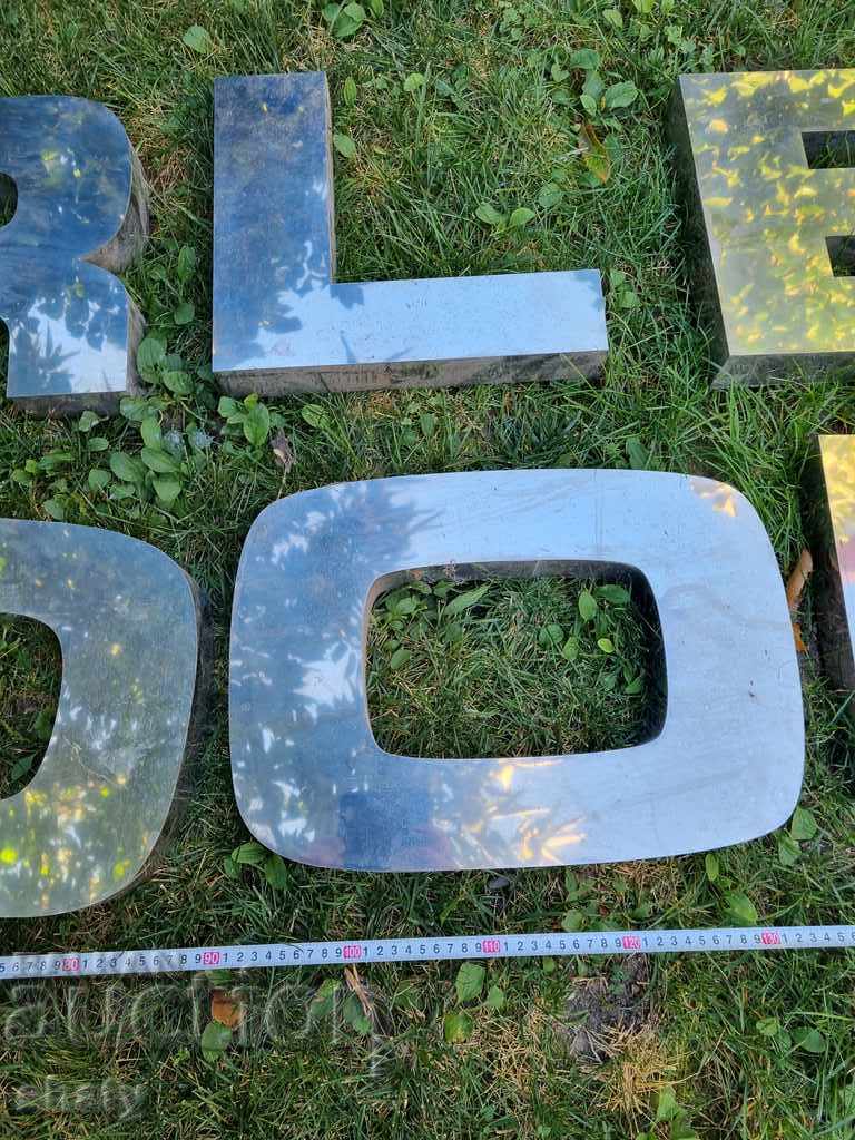 Livrarea Litere metalice din oțel inoxidabil