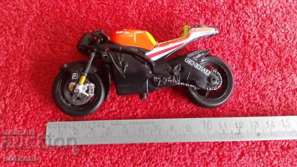 Bicicletă sportivă mică de 12 cm din cauciuc metalic din plastic