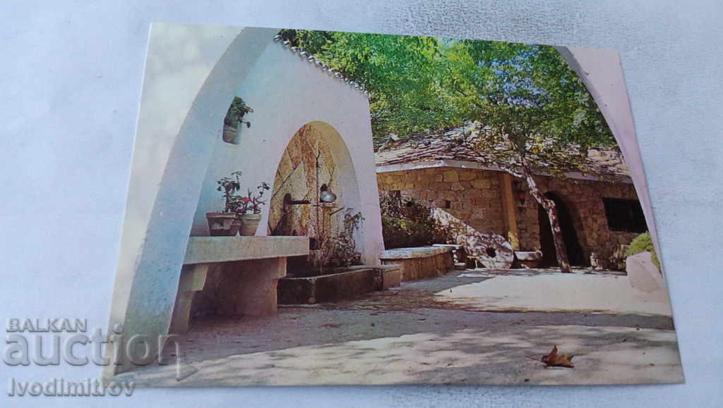 Пощенска картичка Златни пясъци Ресторант Воденицата 1970