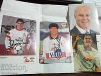 FOOTBALL autographed cards