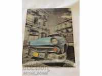 Голяма Стара 3D Снимка на Ретро Автомобил 60те г
