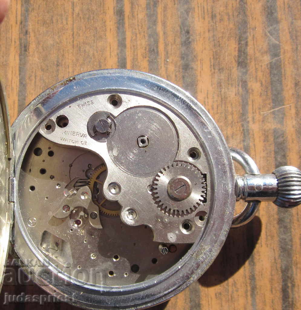 старинен хронометър минерва MINERVA WATCH Co не работи - 7 старинен хронометър минерва MINERVA WATCH Co не работи - 7