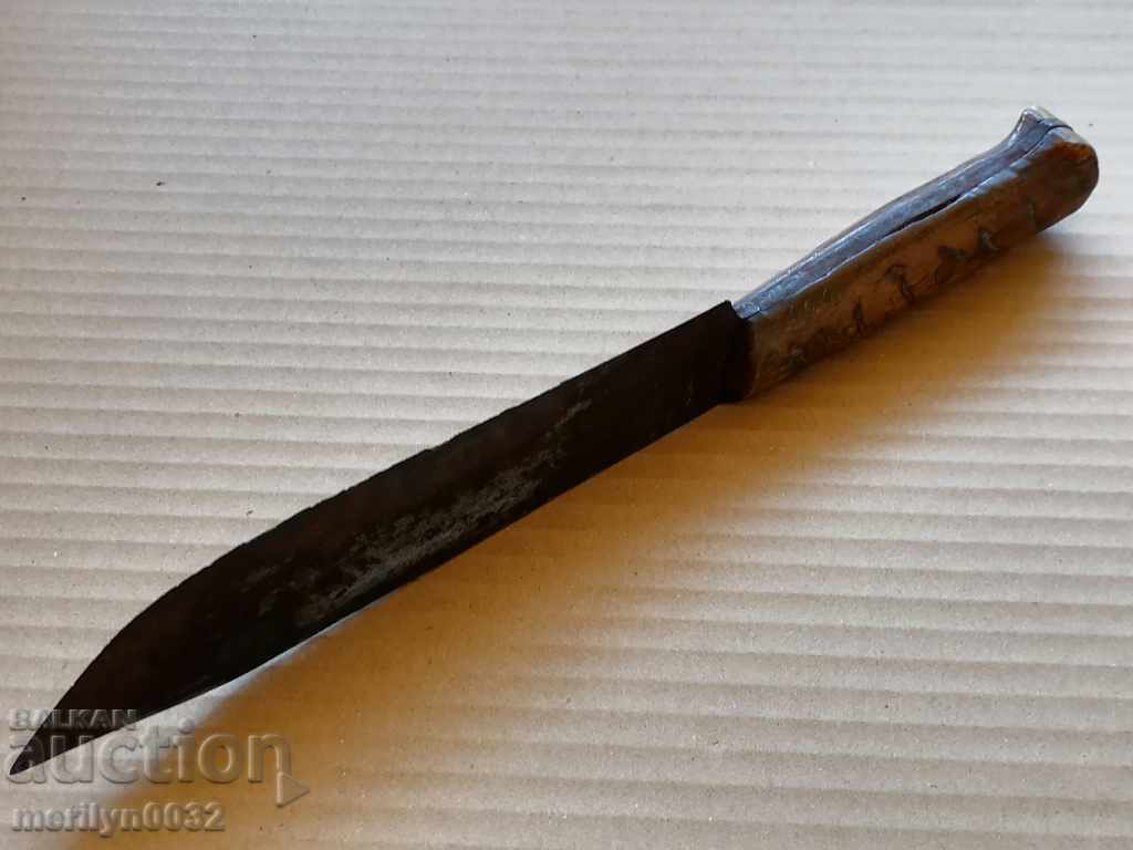 Delivery of Hand-forged shepherd's knife with buffalo horn scabbard, karakulak Delivery of Hand-forged shepherd's knife with buffalo horn scabbard, karakulak