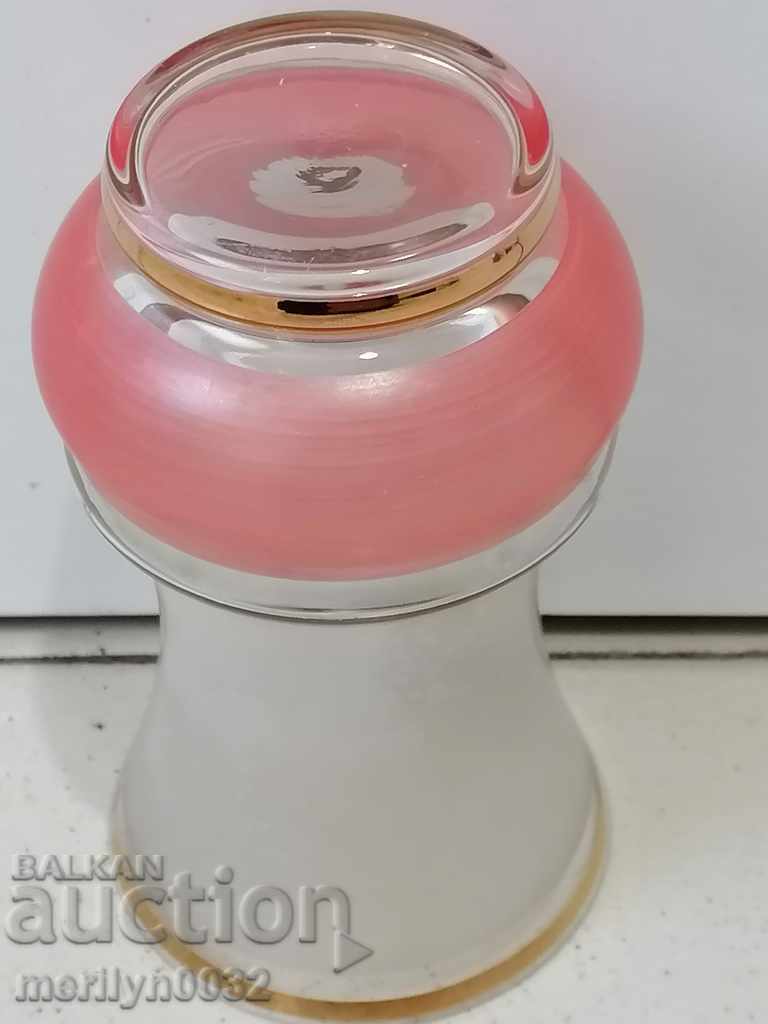 Old vase red glass Bohemia - 6 Old vase red glass Bohemia - 6